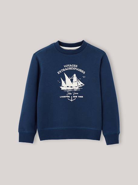 Garçon-Pull, gilet, sweat-Sweat  jules verne en coton biologique