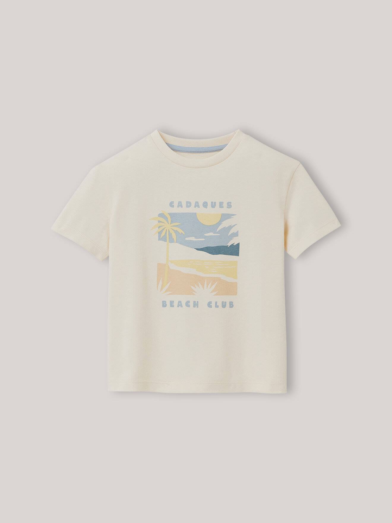 T-shirt Cadaques En Coton Biologique Ecru
