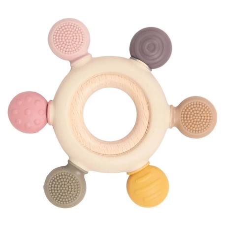 Bo Jungle - Anneau De Dentition Multi-sensoriel Multicolore