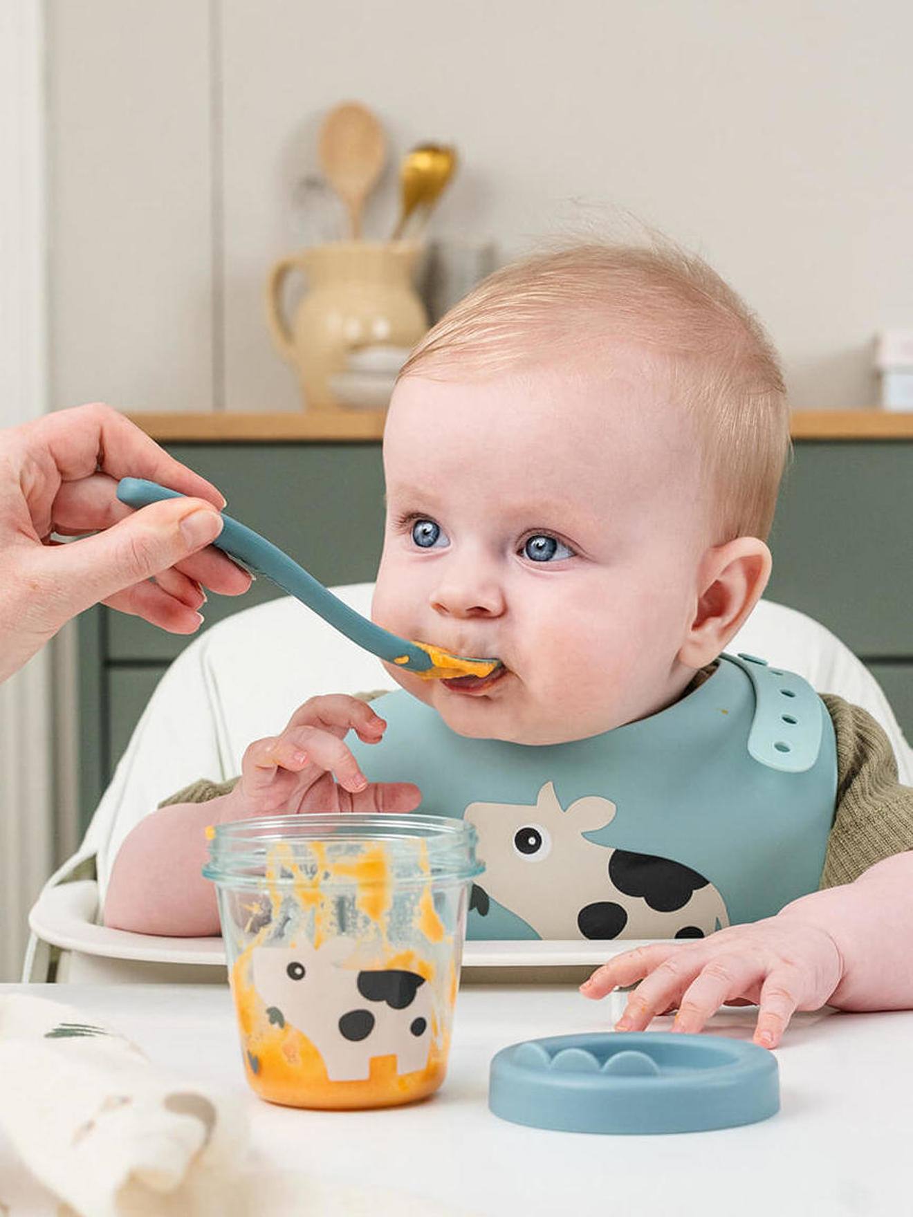 Lot de 2 pots conservation Dotti bleu