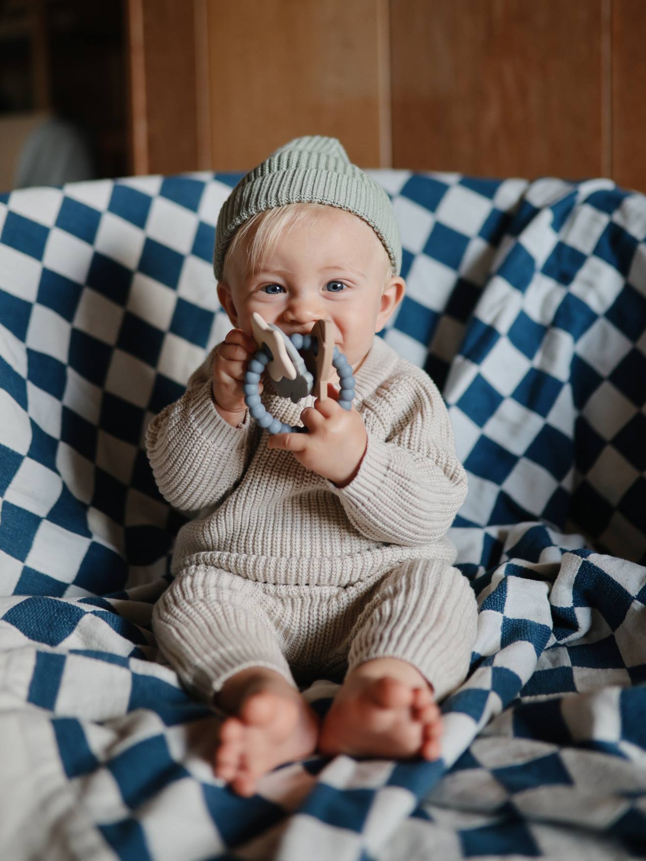 Anneau de dentition - bleu