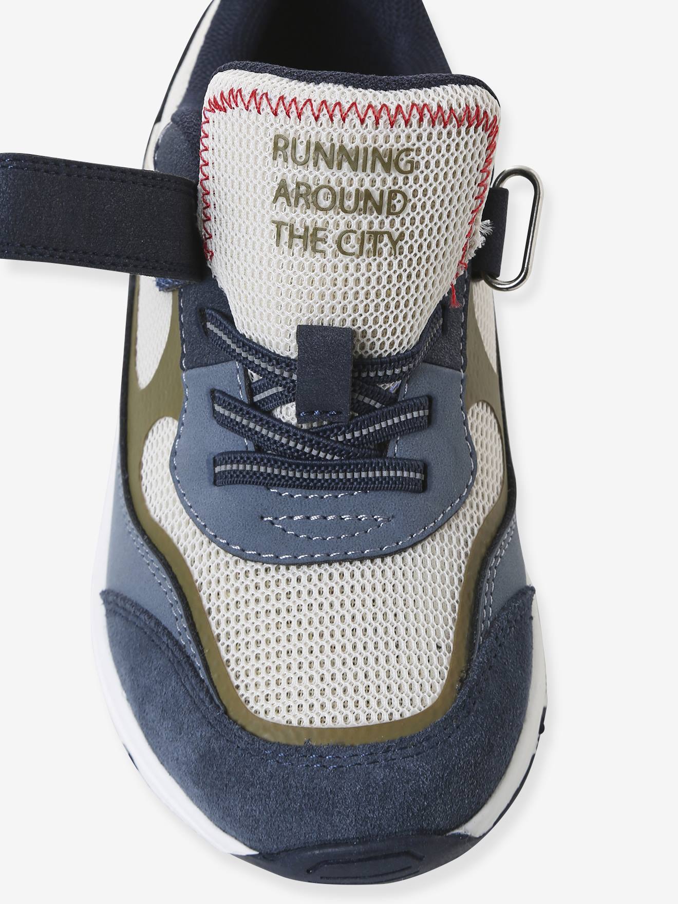 Baskets Montantes Fourrées Vertbaudet Garçon - Synthétique Avec Col Velours - Lacet élastique + Scratch