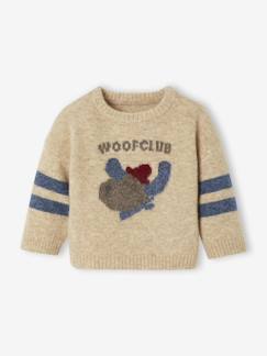 Pull bébé en tricot avec motif jacquard  - vertbaudet enfant