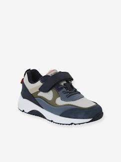 Chaussures-Baskets enfant garçon synthétique lacets élastiqués et scratchs