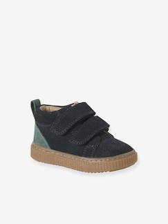 Bottines bébé garçon cuir à scratchs  - vertbaudet enfant