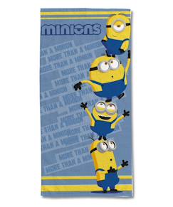 Linge de maison et décoration-Serviette de plage les minions coton