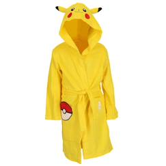 Peignoir à capuche pokémon pikachu coton matière serviette  - vertbaudet enfant