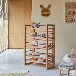 Chambre et rangement-Rangement-Bibliothèque, étagère-Bibliothèque enfant en bois de teck 80x115 sera