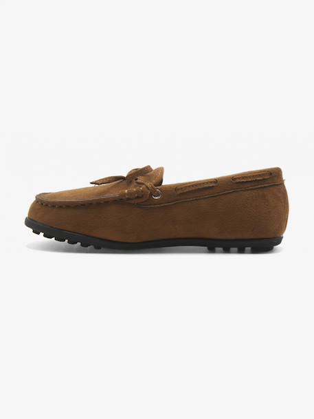 Mocassin à nœud cousu Camel+Noir 4 - vertbaudet enfant 