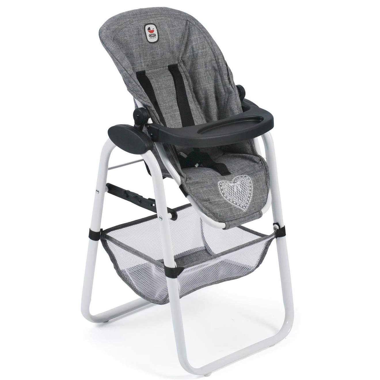 Chaise Haute Pour Poupées Jean Gris Gris