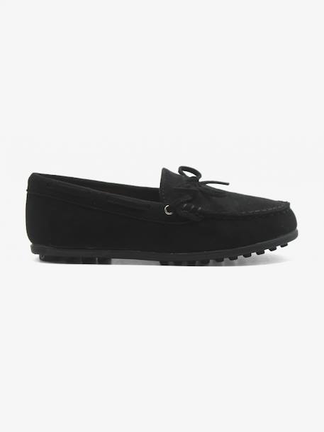 Mocassin à nœud cousu Camel+Noir 6 - vertbaudet enfant 