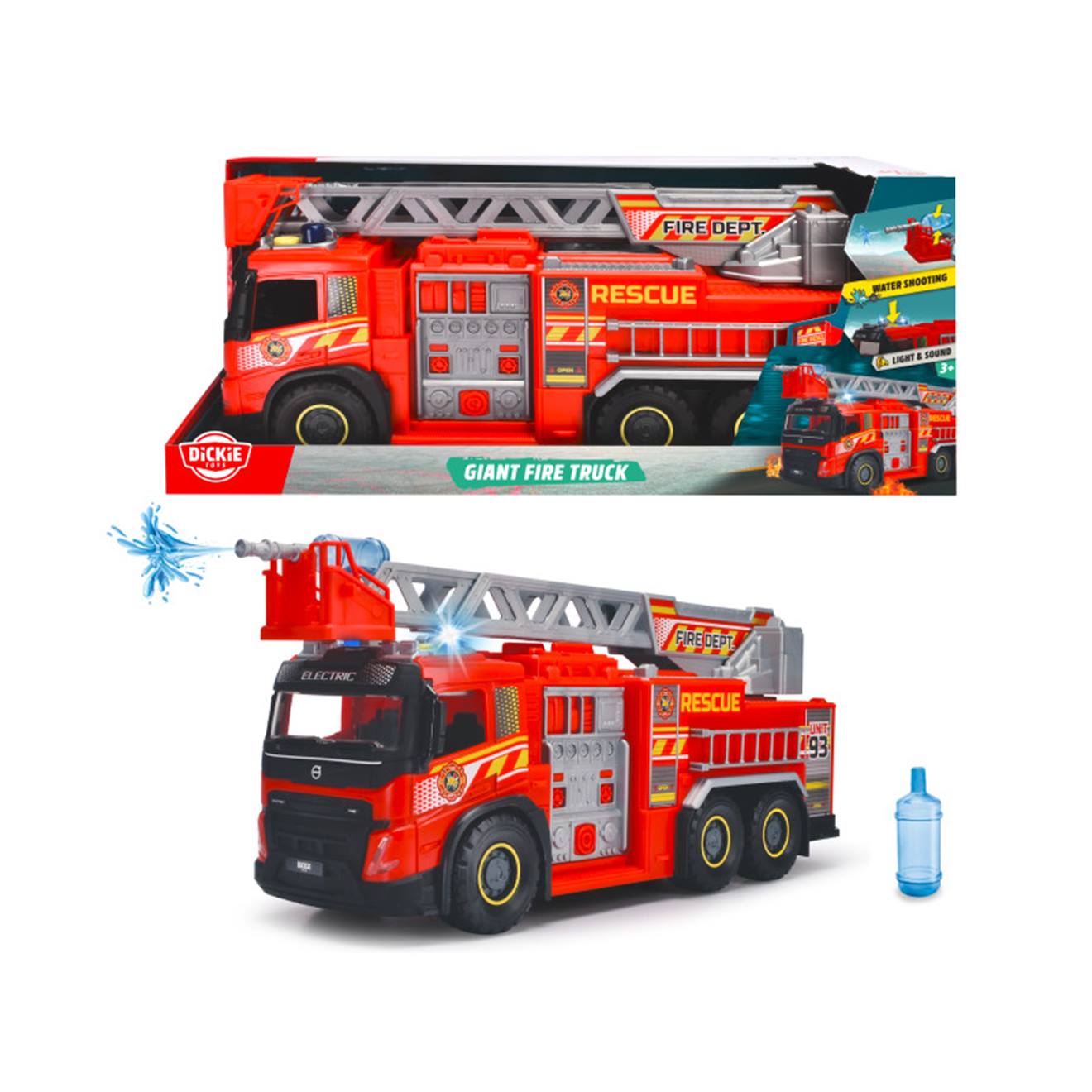 Camion De Pompiers Géant Multicolore
