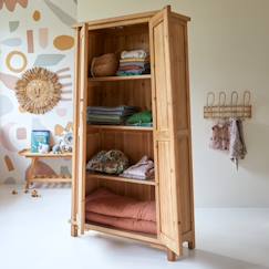 Armoire enfant yuki en bois de pin massif recyclé  - vertbaudet enfant