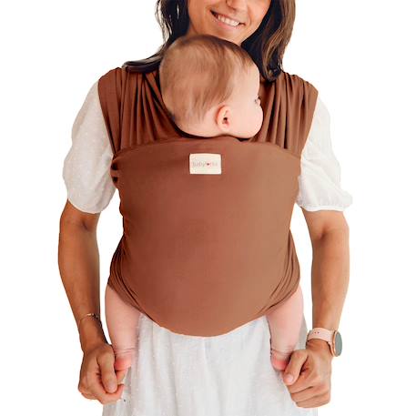 Babylonia - Écharpe De Portage En Coton Biologique Tricot Slen Terracotta