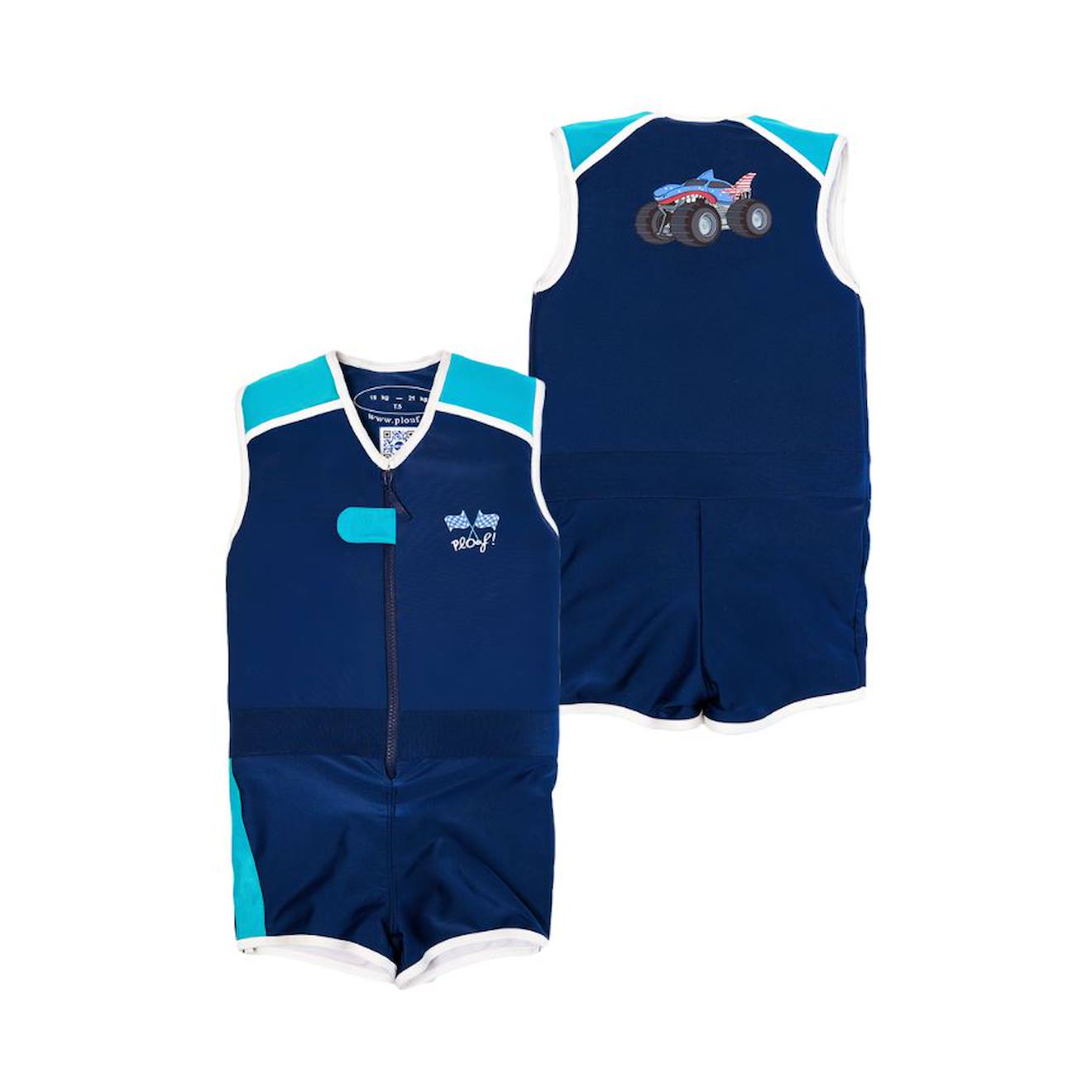 Maillot De Bain Flottant : Torpille Bleu