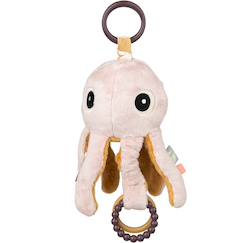 Puériculture-Peluche d'activités vibrante à suspendre jelly rose