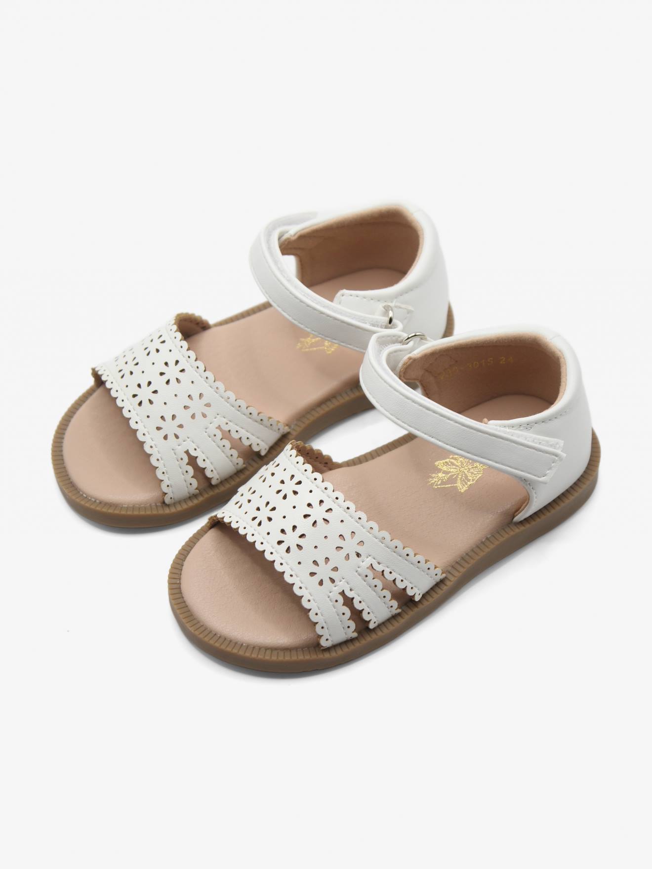 Sandale À Scratch Blanc