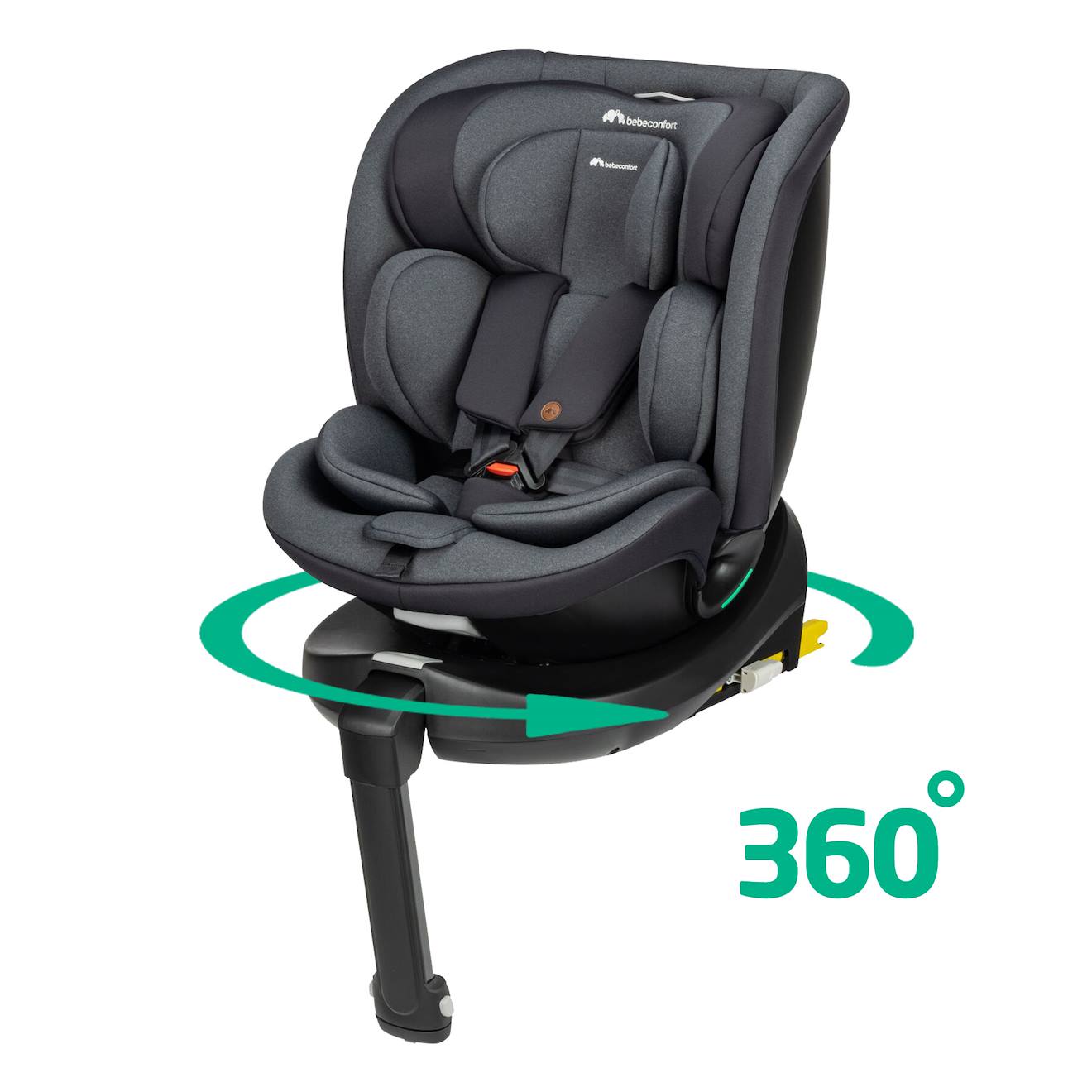 Siège Auto Évolutif Pivotant Evolufix Plus 360 I-size Tinted Black