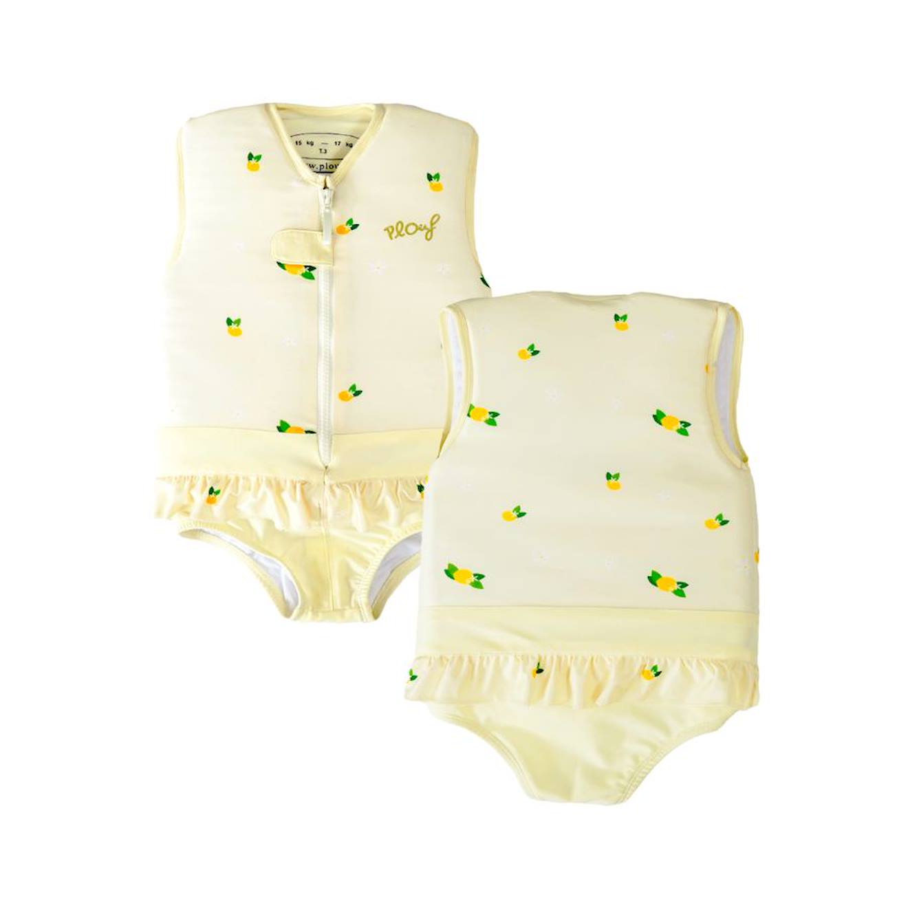 Maillot De Bain Flottant : Agrume Jaune