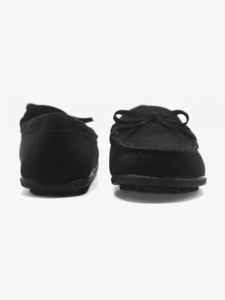 Mocassin à nœud cousu Camel+Noir 7 - vertbaudet enfant 