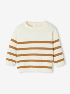 Pull bébé rayé en tricot  - vertbaudet enfant