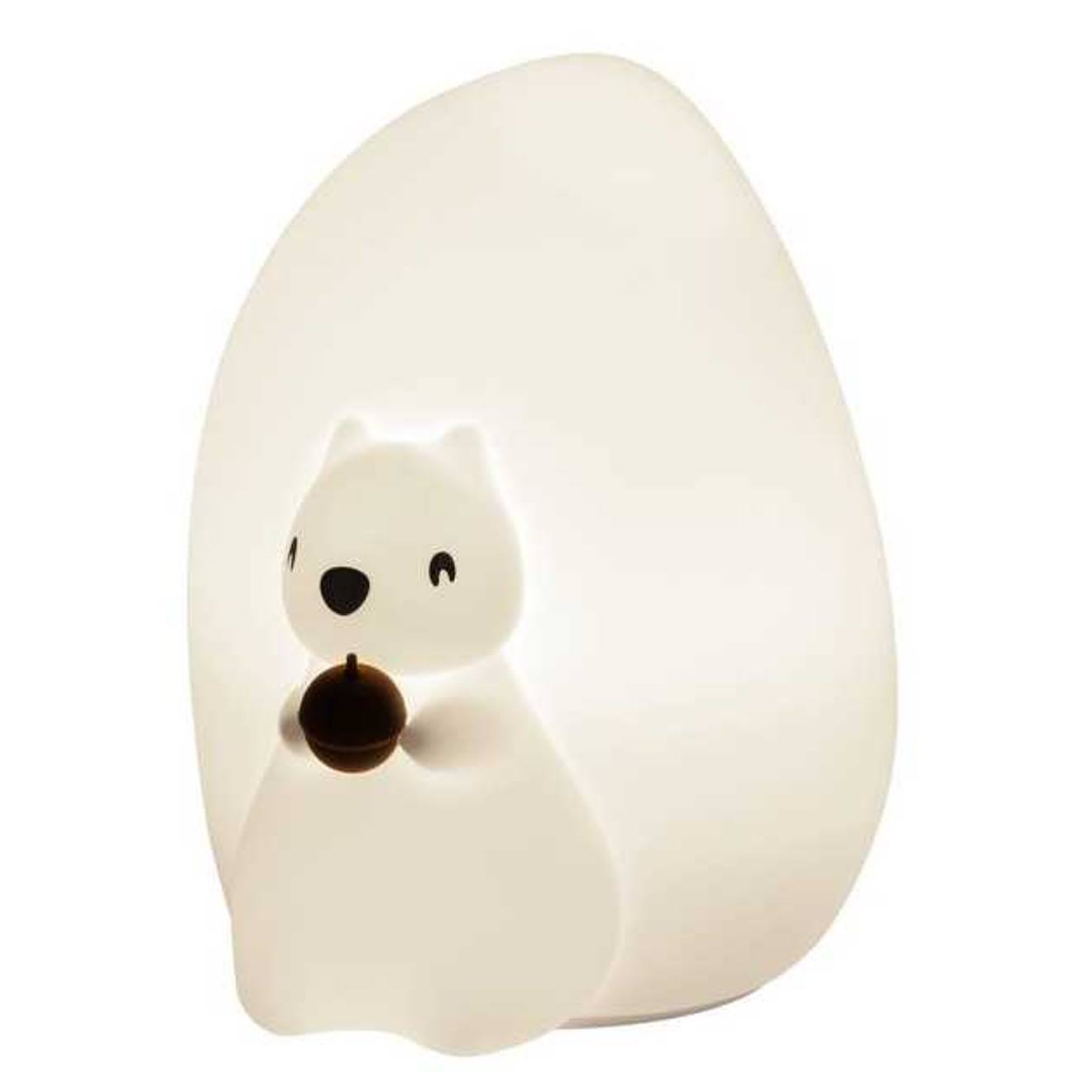 Veilleuse Lumineuse Tactile En Silicone Écureuil