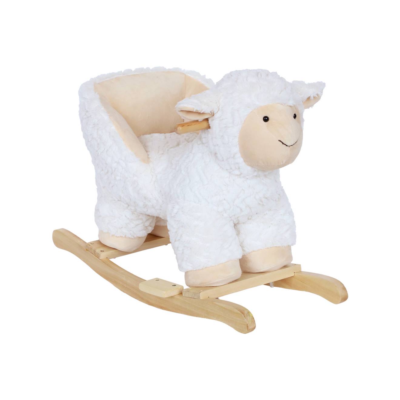 Fauteuil Mouton À Bascule Pour Enfant Blanc (sweeek) - Image 1