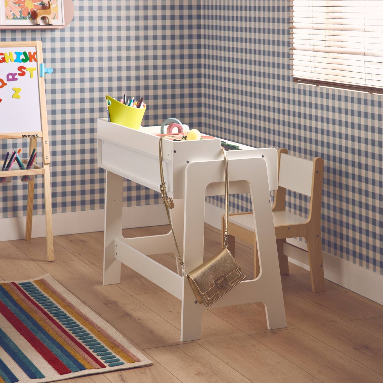 Bureau Avec Chaise Pour Enfant Tobias Blanc