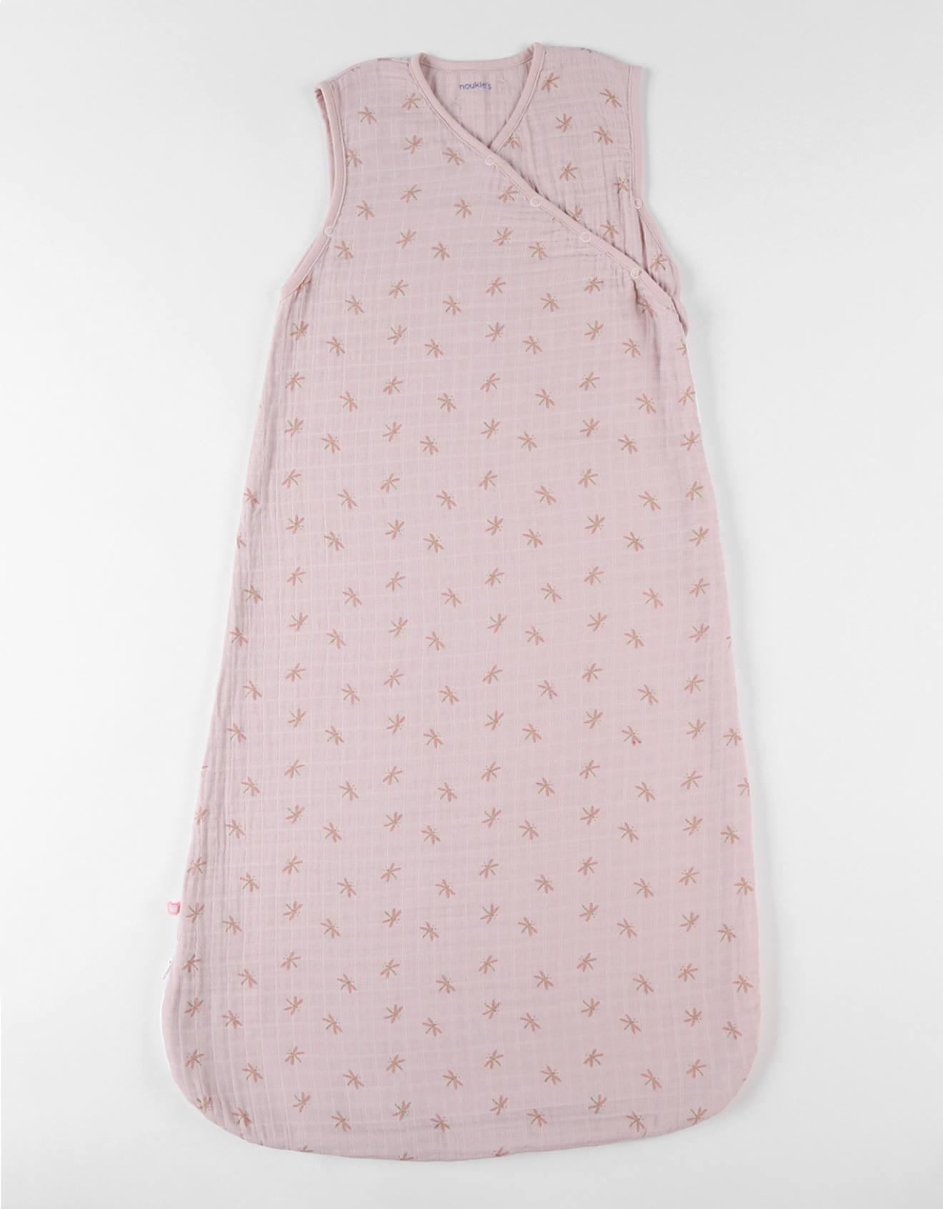 Gigoteuse Libellules En Mousseline Ouatinée Rose