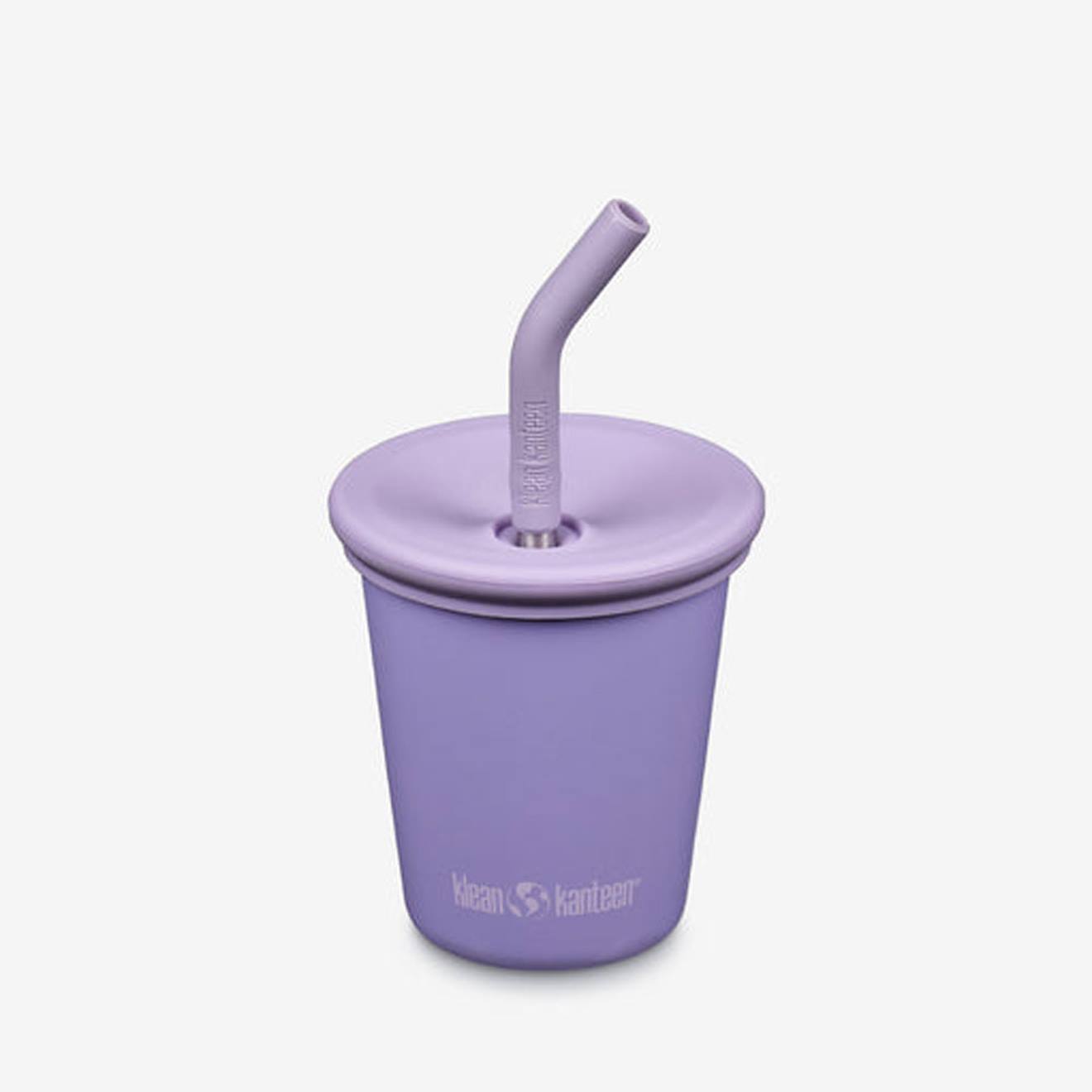 Gobelet En Inox 296 Ml Avec Couvercle À Paille Violet