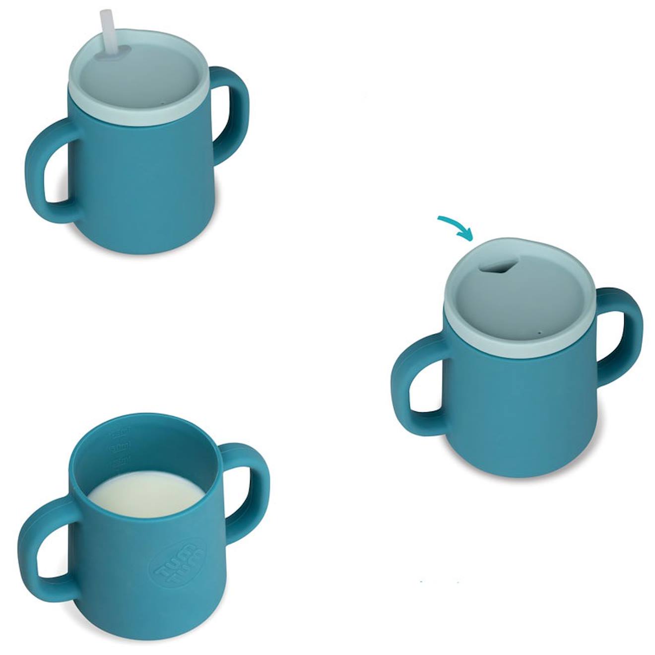 Tasse D'apprentissage Évolutive Bleu Bleu (TUMTUM) - Image 2