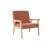 Fauteuil scandinave enfant velours côtelé et bois d'hévéa isak l 47 x p 43,5 x h 50cm Crème+Kaki foncé+Moutarde+Terracotta 20 - vertbaudet enfant 