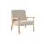Fauteuil scandinave enfant velours côtelé et bois d'hévéa isak l 47 x p 43,5 x h 50cm Crème+Kaki foncé+Moutarde+Terracotta 2 - vertbaudet enfant 