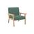 Fauteuil scandinave enfant velours côtelé et bois d'hévéa isak l 47 x p 43,5 x h 50cm Crème+Kaki foncé+Moutarde+Terracotta 8 - vertbaudet enfant 