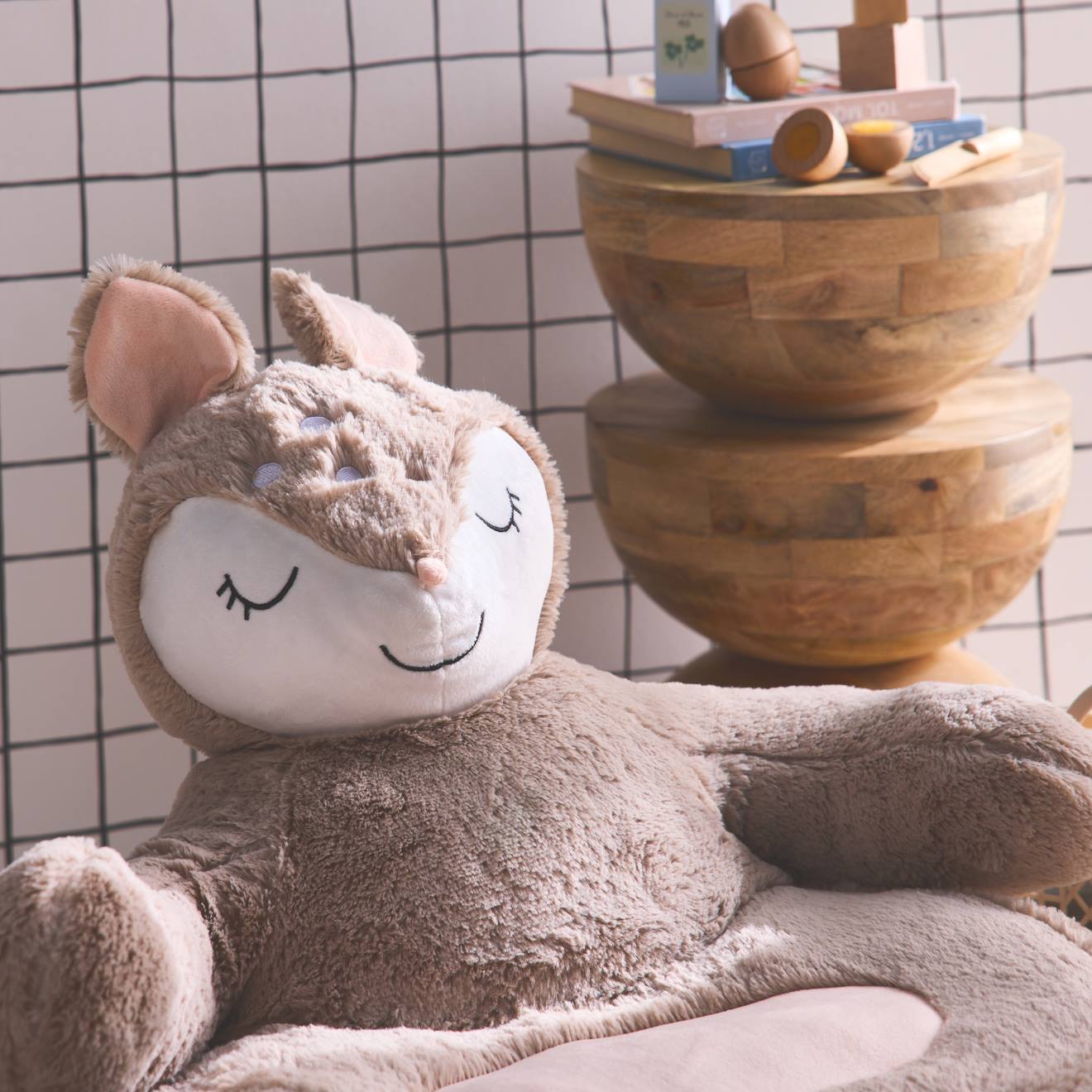 Fauteuil Faon Pour Enfant Ava Taupe