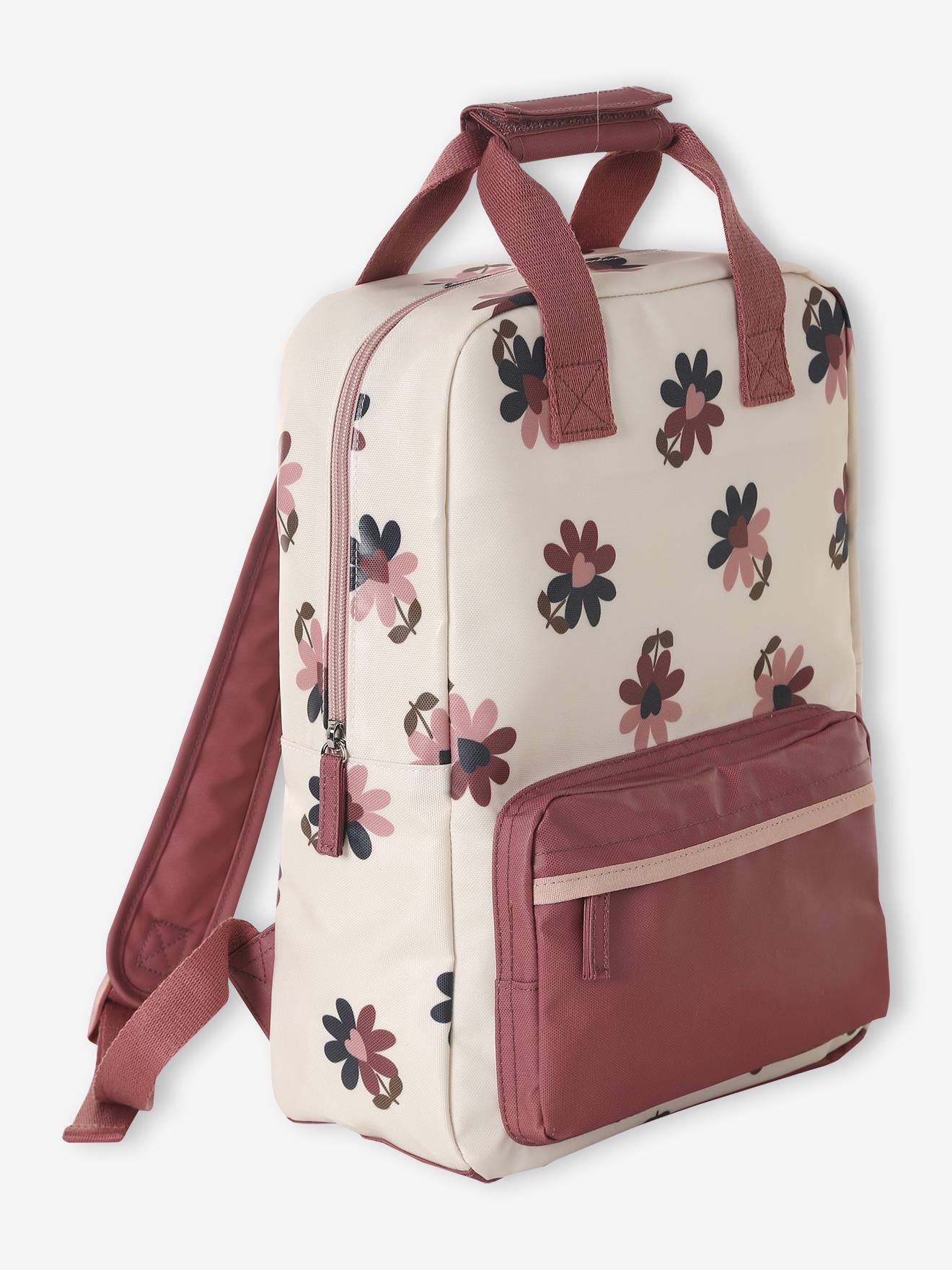 Sac dos fille motifs fleurs blush 22 €