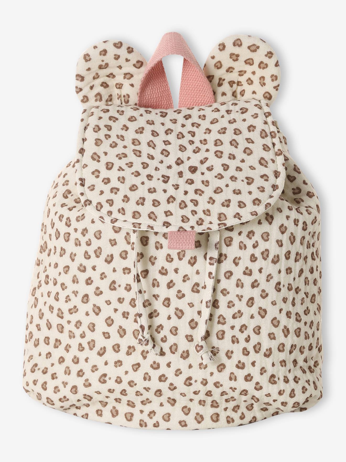 Sac dos personnalisable en gaze de coton animation oreilles lopard 17 €