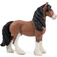 Jouet-Jeux d'imagination-Figurines, mini mondes, héros et animaux-Figurine cheval clydesdale
