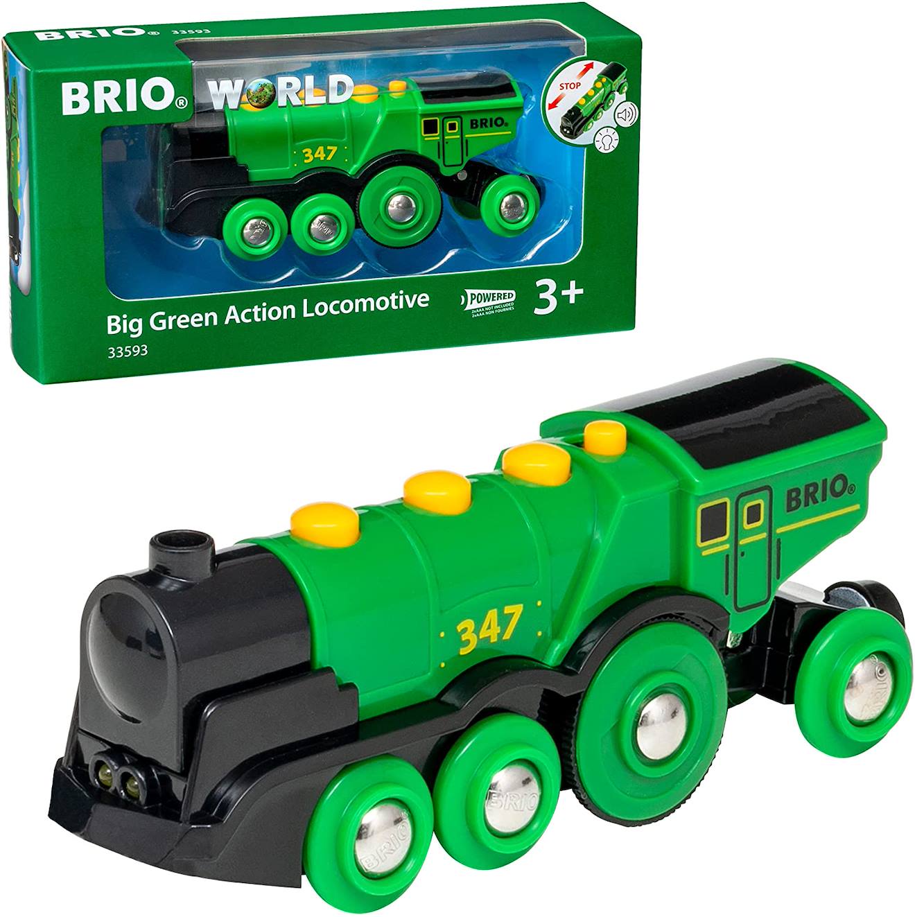 Locomotive Multifonctions Verte Vert