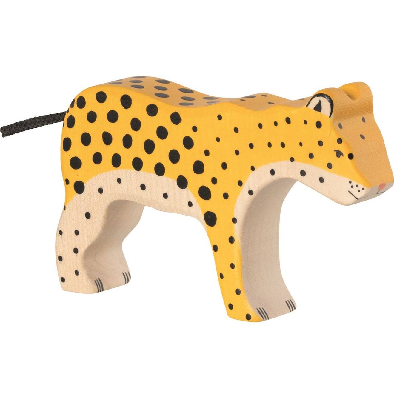 Figurine Léopard Jaune