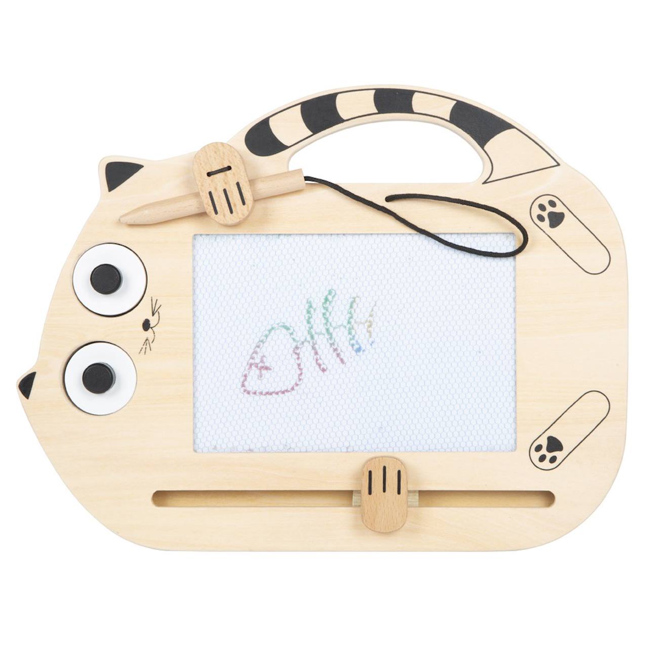 Tableau Magique Magnétique Chat Beige
