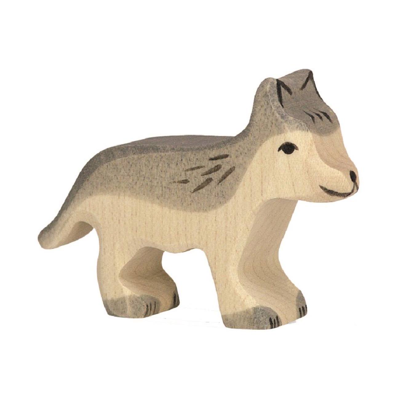 Figurine Petit Loup Gris