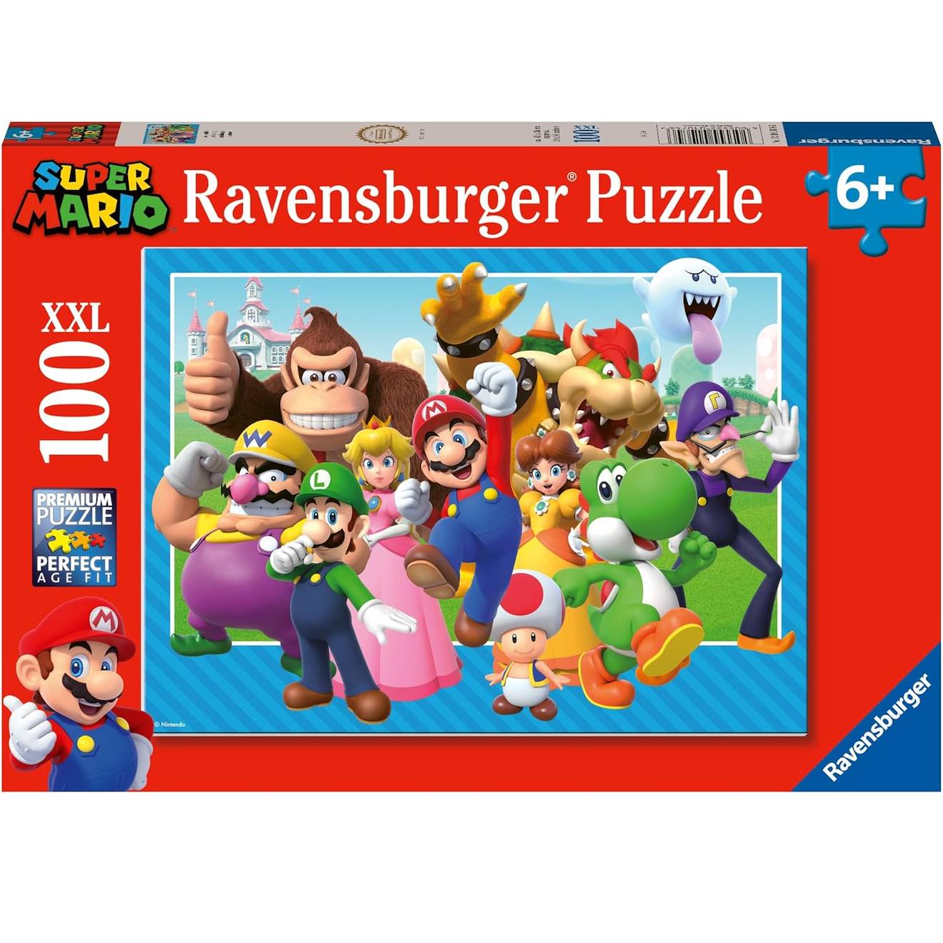 Puzzle Let's-a-go Super Mario 100 Pcs Xxl Rouge