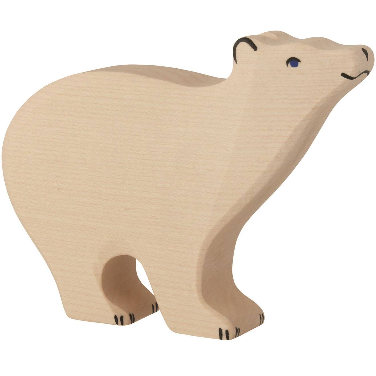 Figurine Ours Polaire Beige