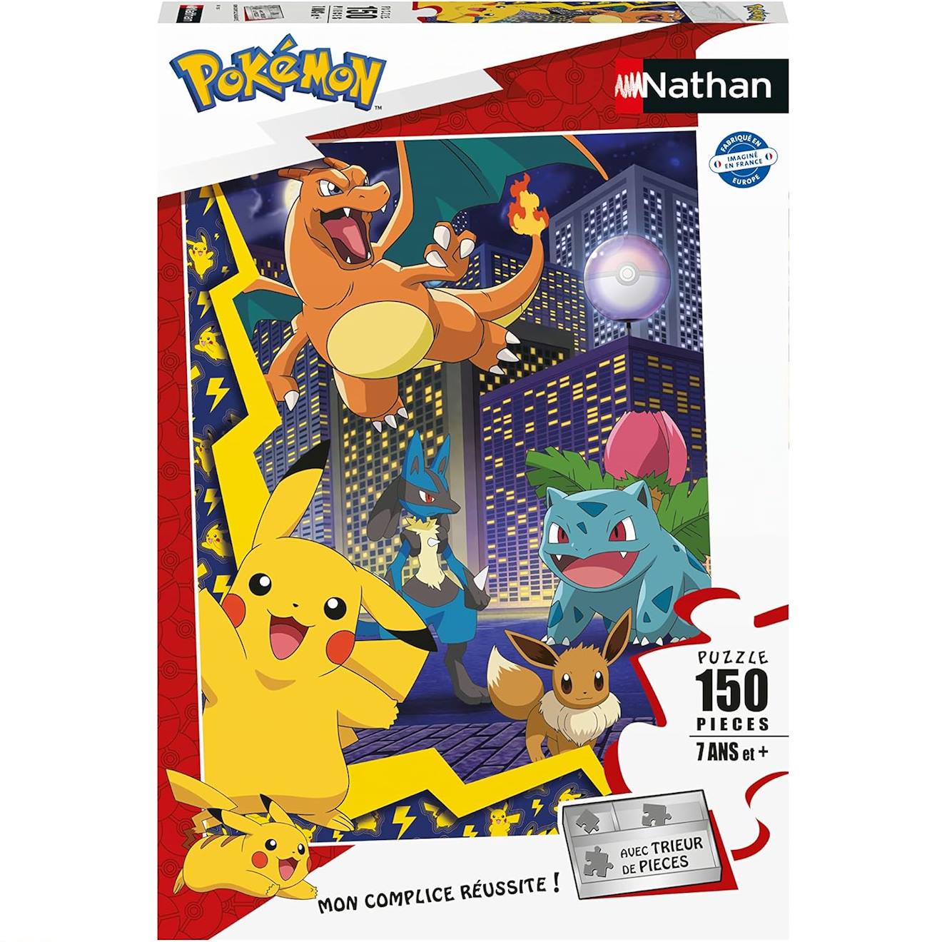 Puzzle La Ville Des Pokémon 150 Pcs Blanc