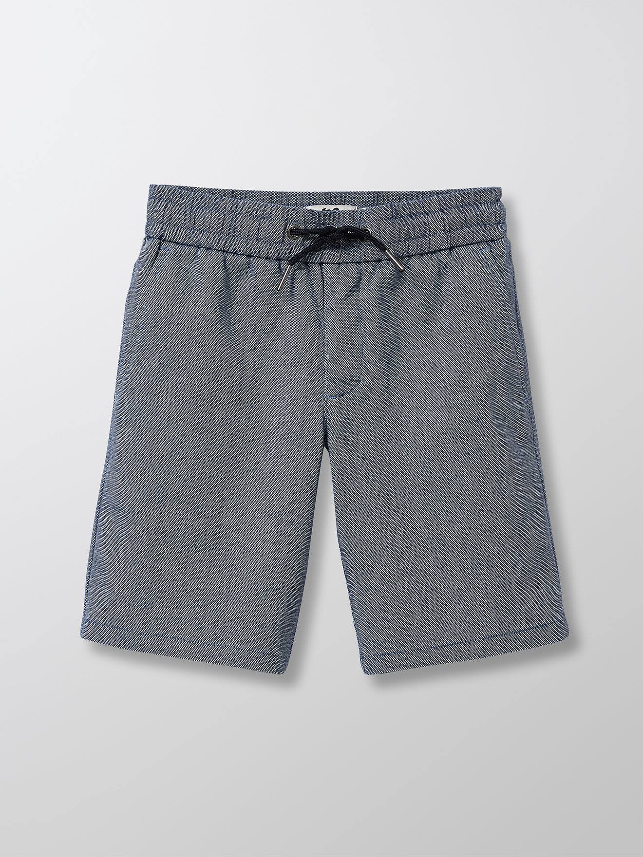 Bermuda Oxford Bleu Fonce