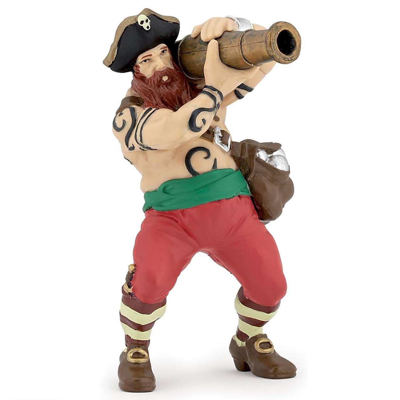 Figurine Pirate Au Canon Rouge