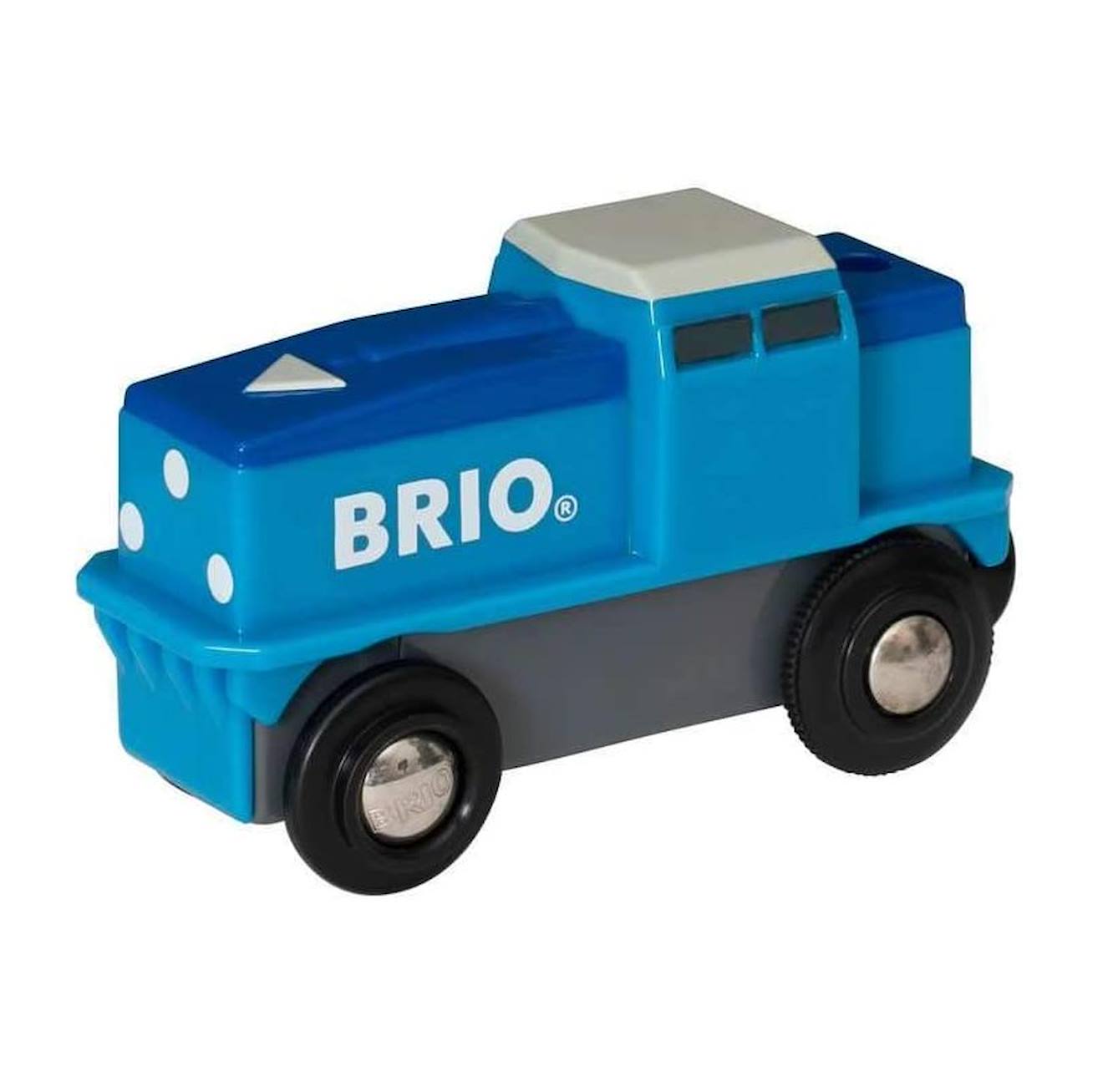 Locomotive De Fret Bleue À Pile Bleu