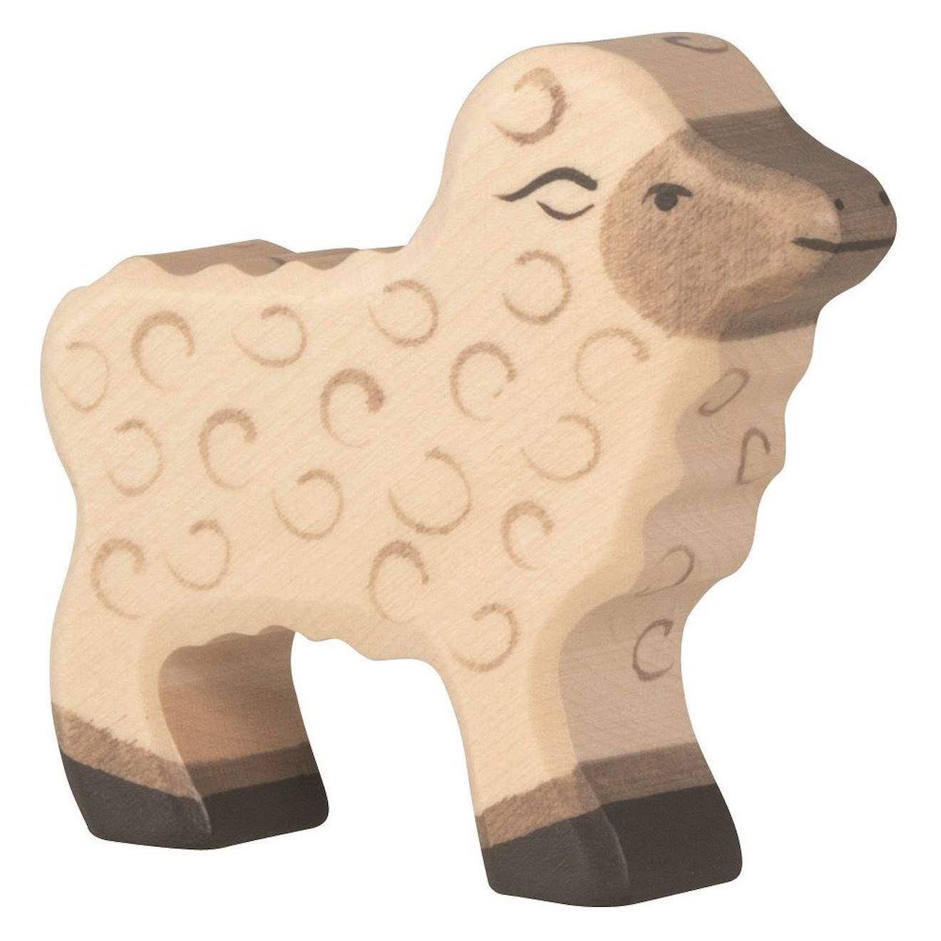 Figurine Agneau Beige