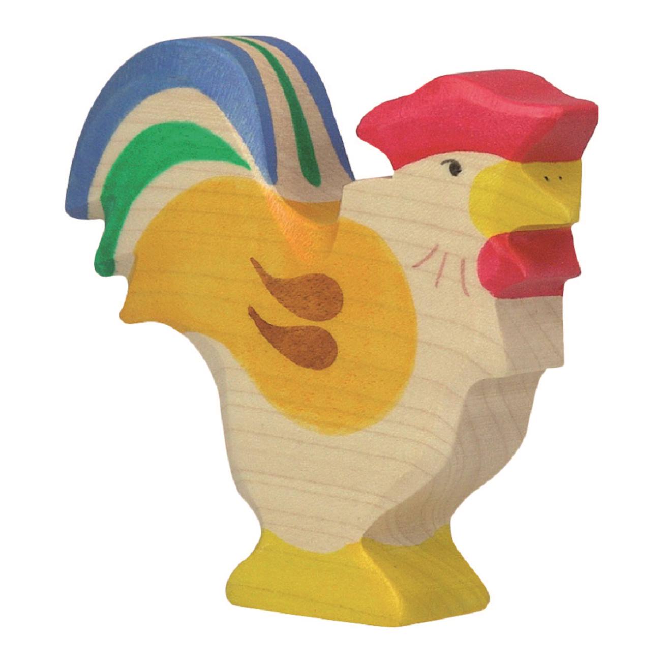 Figurine Coq Rouge